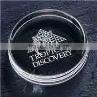 Clear Round Shape Crystal Paperweight for 2016 thumbnail-1