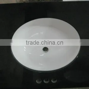 Shanxi Black Granite Bathroom Vanity Top With Single/Double Under Mount Sink In Stock thumbnail-1