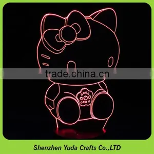 Children Bedroom Decor Hello Kitty Night Light Popular Kids Table Lamp thumbnail-2