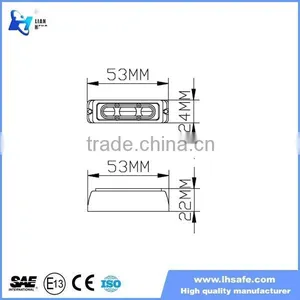 LED Side Marker Light 24V Ip68 Waterproof Led Strobe Light Truck Signal Led Light LTDG-T3-1 thumbnail-2
