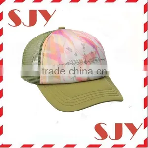 5 Panel Screen Print Mesh Foam And Mesh Kids Baseball Trucker Cap thumbnail-1