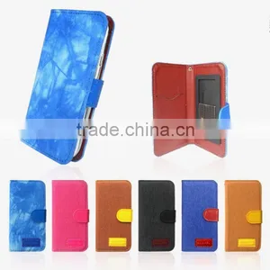 Canvas Flip Leather Phone Universal Case Cover thumbnail-1