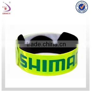 ARM SLAP STRAP BANDS - REFLECTIVE SAFETY BAND FLUORESCENT thumbnail-1