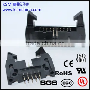 Shrouded Header Big Latch 2.54mm V/T Black 6~64pin thumbnail-1