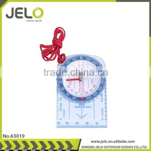 Small Map Compass Has Map Measuring Scales as Well as a Luminous Needle for Improved Navigation in Low Light Conditions thumbnail-1