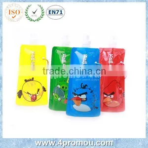 Foldable Plastic Sports Water Bottle thumbnail-1
