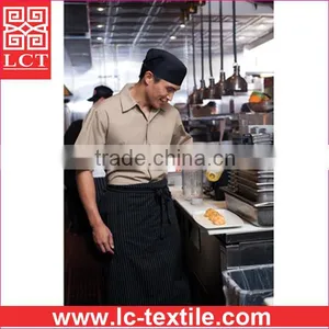 Supply 100% Breathable Poly/cotton Chef Work Uniform With Pocket(LCTU0024) thumbnail-1