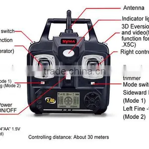 Camera Drone UAV RTF UFO Syma X5C-1 2.4Ghz 6-Axis Gyro RC Quadcopter 2MP Camera Drone UAV RTF UFO thumbnail-5