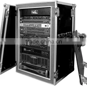 18U AMPLIFIER Deluxe CASE - 18 INCH SHOCK MOUNT WITH CASTER BOARD thumbnail-1