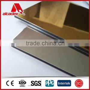 High Definition Decorative Plastic Mirror Composite Panel Mirror Acp thumbnail-1