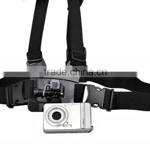 Adjustable Exterme Sports Action Chest Camera Mount Harness for All Digital Cameras Compatible With All Major Brands thumbnail-1