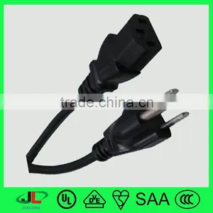 UL CUL 3 Pin Plug American Standard ac Power Cord IEC C19 to C5 Electrical Power Cord With 3 Prong Plug thumbnail-4