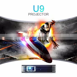 2016 Cheap DLP U9 Projectors LED Portable Support Full HD 1080 Micro Projector thumbnail-6