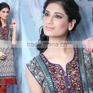 Wholesale Lots Indian Cotton Embroidery Tunic thumbnail-4