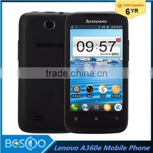Original New Lenovo A360E Cell Phone Single Core 1.0GHz Android 2.3 OS 256MB RAM Snapdragon MSM7627A Support CDMA 0.3MP Camera thumbnail-1