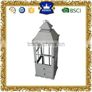 Decorative Wooden Lantern Indoor thumbnail-1