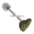 Fashion Zebra Body Piercing Tongue Ring Jewelry thumbnail-1