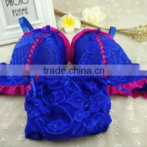New Design Wholesale Women Sexy Lace Underwears Bra Sets thumbnail-2