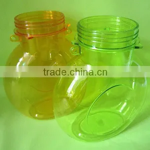 2014 New PCTG Trian Lemon Plastic Water Bottle for Fruit Juice Drinking BPA Free thumbnail-1