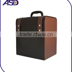 High-end Leather Wine Box for 6 Bottles thumbnail-1
