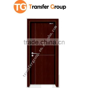 New Style PVC Bathroom Door MDF Wooden Interior Door thumbnail-1