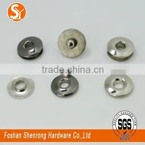 17mm Round Eco-friendly Metal Magnetic Push Snap for Bags and Leather Notebook and Glasses Case thumbnail-2