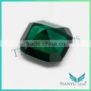1 Carat Emerald 6.5x6.5 mm Emerald Cut Synthetic Emeralds for Sale thumbnail-4