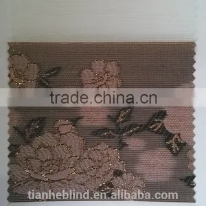 Flower Jacquard Zebra Blinds Fabrics, Sun Shade Zebra Blinds thumbnail-4