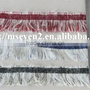 Good Looking Kintting Tassels Red and White Lace Trim for Garment Accessories thumbnail-6