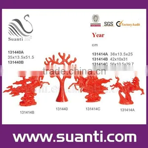 Wedding Gift and Souvenir Resin Red Fengshui Horse thumbnail-1