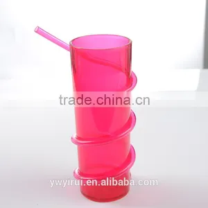New Arrival Plastic Straw Cup thumbnail-3