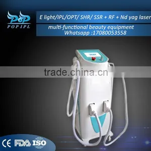 Vascular Removal 3300w Hair Removal 3 In 1 E Light/IPL/OPT/ SHR + RF + Medical Nd Yag Laser Multi-functional Beauty Equipment Ipl Machina3300W Ipl Laser Freckle Removal Anti-aging thumbnail-2