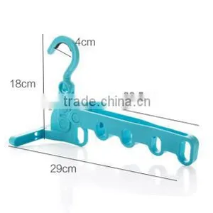 Plastic Rotatable Foldable Over The Door Clothes Hanger Holder Clothes Drying Rack thumbnail-4
