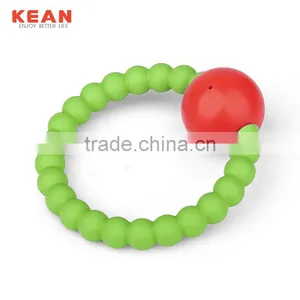 FDA Approved Baby Teethers Rattle Ring Gift Set Cool Baby Gifts thumbnail-4