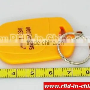 RFID Door Lock RFID Hotel Key Card 125KHz Key Fob thumbnail-1