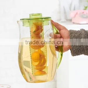 Creative Heat Cold Kettle High Bulk Acrylic Cold Water Bottles to Store Fruit Chinese Herbs Tea Kettle thumbnail-3