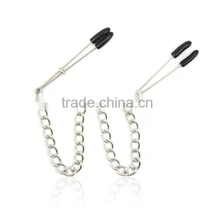 ADULT SEX TOYS FEMALE NIPPLE VAGINA CLIP WITH STEEL CHAIN FEMALE SEX TOYS FEMALE NIPPLE VAGINA CLIP SEX TOYS WHOLESALE thumbnail-1