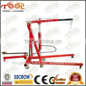 1 Ton TL1100-1 Hydraulic Engine Crane thumbnail-1