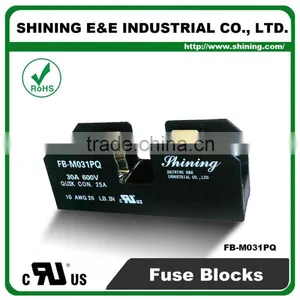 FB-M031PQ Panel and Din Rail Mounted 30A 1 Way Fuse Terminal Block thumbnail-3