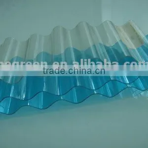 Colorful PC Roofing Tiles, Clear PC Material Roof, Corrugated Plastic Roofing Sheets thumbnail-1