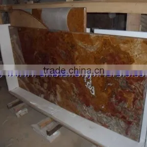 DECORATIVE MULTI RED ONYX COUNTERTOPS thumbnail-1
