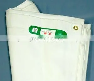 Best Quality White Fire Proof Tarpaulin China Driected Fatory Price thumbnail-4