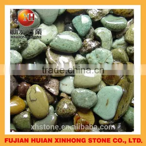 Green and Red Bulk Wholesale Tumbled Pebble Stone thumbnail-3