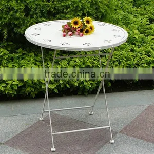 Vintage Folding Garden Table And Chair thumbnail-1