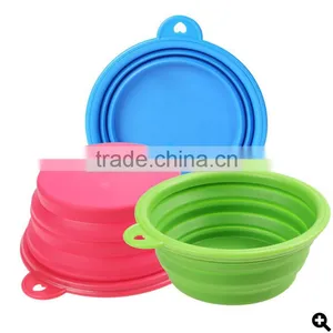 Good Quality Silicone Collapsible Pet Bowl,silicone Folding Dog Bowl thumbnail-1