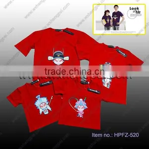 100% Cotton Parent-child T Shirt Clothes thumbnail-1