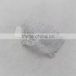 Fashion Sexy White Lace Eye Mask Party Dress Ball Ladies Masquerade Mask thumbnail-2