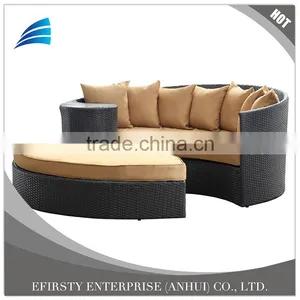 Classical and Newest Outdoor Patio Daybed in Espresso thumbnail-1