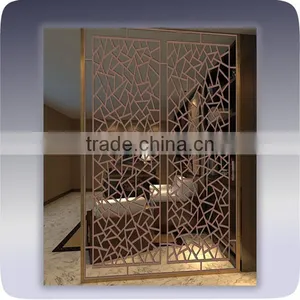 Custom Made Interior Stainless Steel Laser Cut Partition Screen thumbnail-1