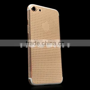 Luxury 24k Gold Plated Back Housing, Full Diamond Gold Housing for IPhone 7 thumbnail-5